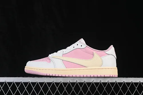 All categories Air Jordan Jordan series basketball shoes Air Jordan 1 Low ZG version Travis Scott x Air Jordan 1 Low OG AJ1 Joe 1 undercut low top full head layer DM7866-600